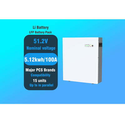 Batteria di accumulo di energia LiFePo4 da 51,2 V compatibile con PCS mainstream